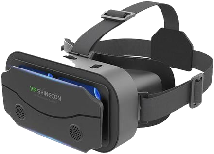 The Oasis 5D virtual reality headset with adjustable straps